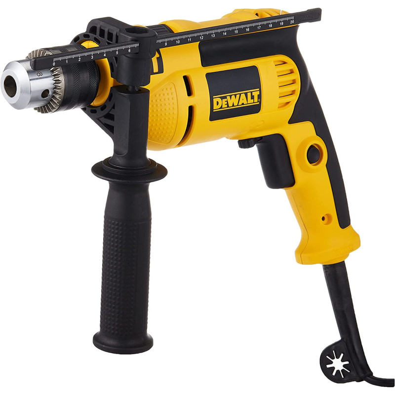Dewalt 750W 13Mm Percussion Drill With Variable Speed Switch For Drilling Concrete Metal Wood Yellow Black Dwd024 B5 3Y
