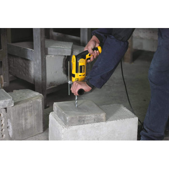Dewalt 750W 13Mm Percussion Drill With Variable Speed Switch For Drilling Concrete Metal Wood Yellow Black Dwd024 B5 3Y