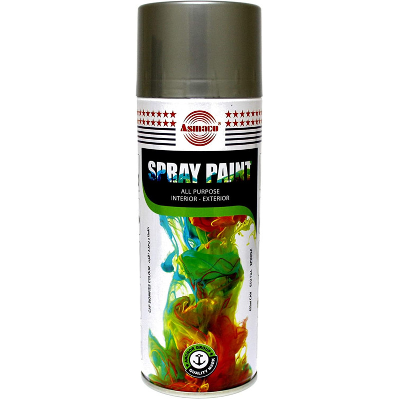 Asmaco Spray Paint Silver 400Ml