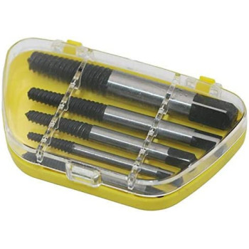 Screw Extractor Drill Guide Set Speed Out Core Removing Bolt Stud 5 Pieces
