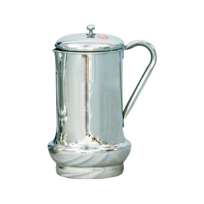 Taj 2 Pieces Stainless Steel Jug Silver 19Cm