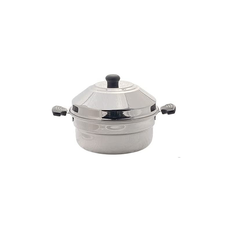 Taj 2 Rack Stainless Steel Steamer Pot