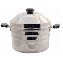 Taj 3 Rack Stainless Steel Steamer Pot