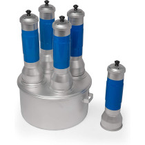 Taj Aluminium Puttu Maker, 4 Steamer + 1 Extra Steamer