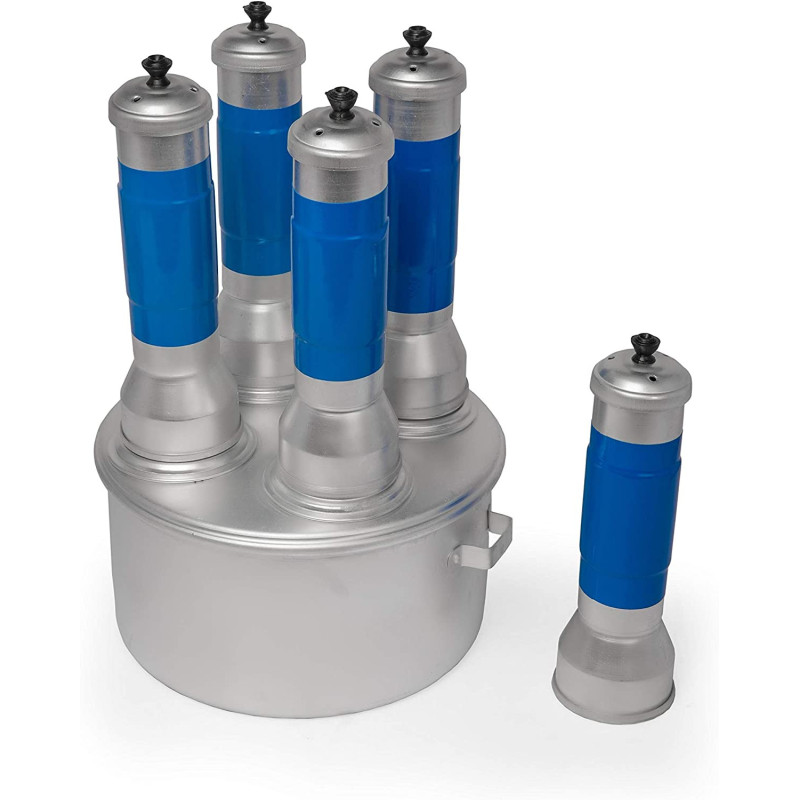 Taj Aluminium Puttu Maker, 4 Steamer + 1 Extra Steamer