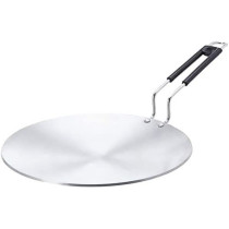 Taj Aluminium Tawa Silver Black 10Inch
