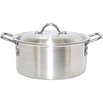 Taj Aluminium Casserole Pot Silver 26Centimeter