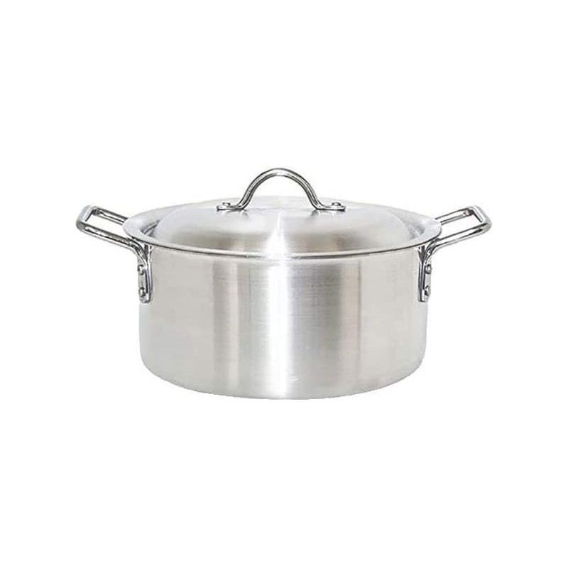 Taj Aluminium Casserole Pot Silver 26Centimeter
