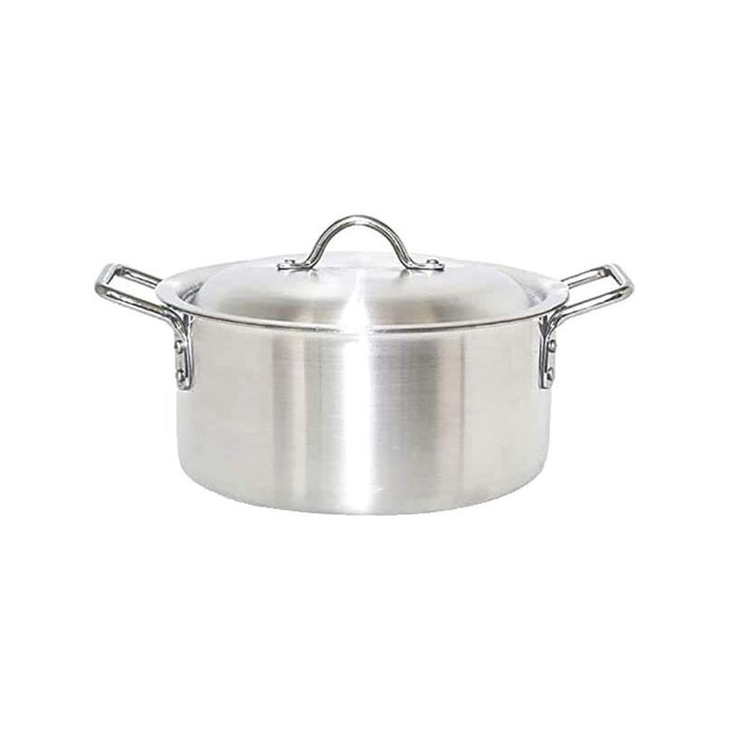 Taj Aluminium Casserole Pot Silver 20Centimeter