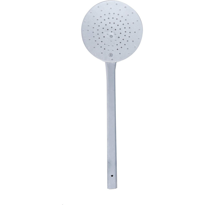 Taj Aluminium Large Rice Skimmer With Pipe Handle