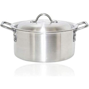 Taj Aluminium Casserole Pot Silver 28Cm