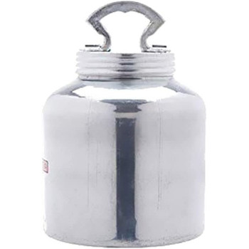 Taj Aluminium Screw Barni With Lid Silver 16Inch