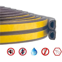 Sealing Tape Self Adhesive 'D' Profile Brown 2 X 3Mtrs Dbr6 Beorol