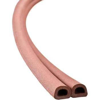 Sealing Tape Self Adhesive 'D' Profile Brown 2 X 3Mtrs Dbr6 Beorol