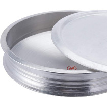 Taj Cast Aluminium Uruli, Handi, Urli Pot With Lid 30.5 Cm 