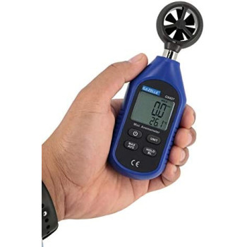 Gazelle G9407 Mini Handheld Anemometer And Thermometer For Air Flow And Temperature Test