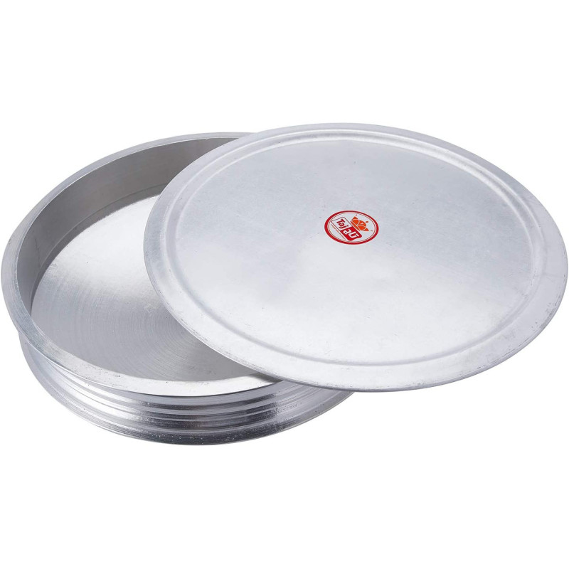 Taj Cast Aluminium 12 Inch Flat Biryani Pot With Lid