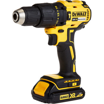 Dewalt 18V Brushless Compact Hammer Drill With 2 X 1.5Ah Lithium Ion Batteries Charger Dcd778S2 Gb 3 Year Warranty