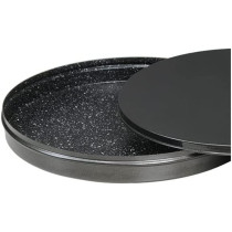 Taj Non Stick Cake Tray With Lid Black 13Inch