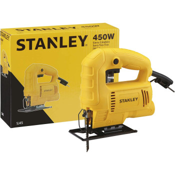 Stanley Jigsaw 450W Variable Speed Corded For Cutting Wood Sheet Metal And Plastic Yellow Blacksj45 B5 2 Years Warranty