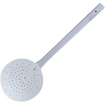 Taj Rice Skimmer With Pipe Handle Silver L