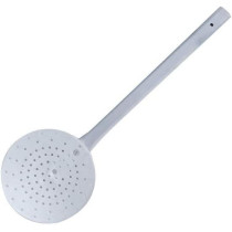 Taj Rice Skimmer With Pipe Handle Silver M