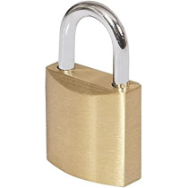 Hasanat Essentials 20Mm Small Padlock Mini Luggage Lock Bag Travel Suitcase Zip Jewelry Brass Body With Key Blister