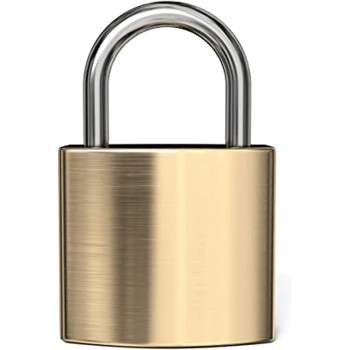 Hasanat Essentials 20Mm Small Padlock Mini Luggage Lock Bag Travel Suitcase Zip Jewelry Brass Body With Key Blister