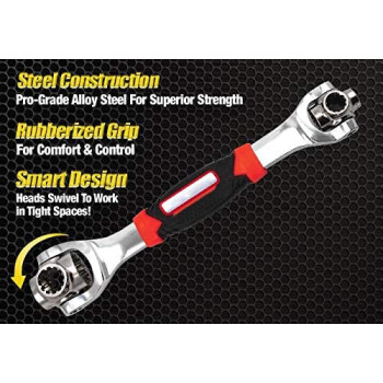 48 In 1 Wrench Lord Of The Wrench Multi Function Tiger Wrench 48 Tools In One Socket Universial Furniture Car Repair Tool