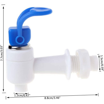 2Pcs Universal Size Push Type Plastic Water Dispenser Faucet Tap Replacement Home Essential Drinking Fountains Parts