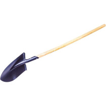 Tuf Fix Shovel with Wooden Handle for Construction, Outdoor Equipment