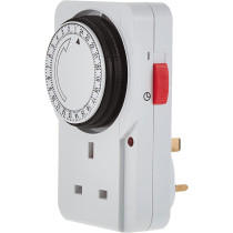 Electronic Plug In Timer Switch 24Hr