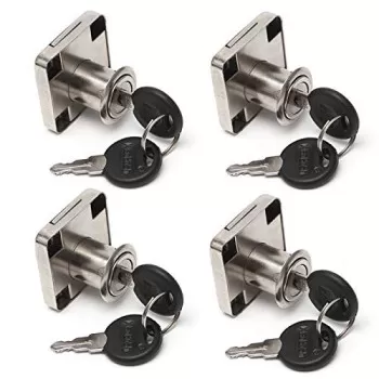 4 Pcs Cabinet Lock Key...