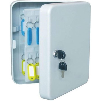 Metal Key Box 45 Keys White