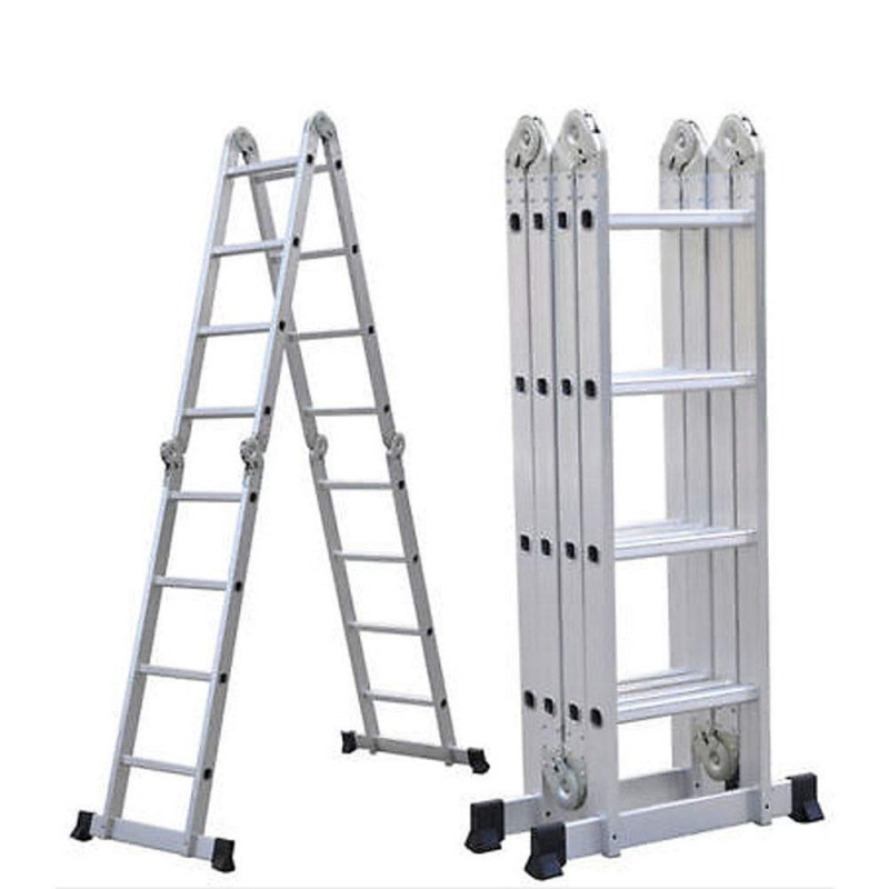 Ma Fra Multi Purpose Folding Extension Ladder4.7M 15.5Ft 330Lbs 150Kg