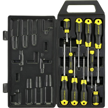 Stanley 2 65 005 Phcushion Grip Screwdriver Multi Colour Set Of 10 Piece
