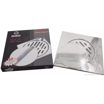 Stainless Steel 15X15 Bathroom Shower Floor Drain