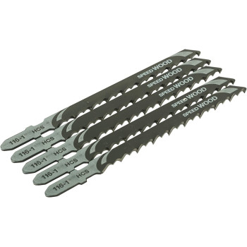DeWalt DEWDT2166QZ Jigsaw Blades for Wood T Shank HCS T144D Pack of 5