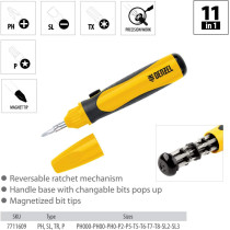 Denzel Ratchet Screwdriver 11 In 1 7711609
