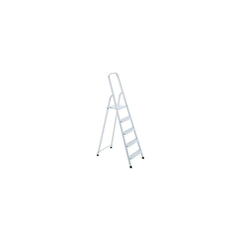 5 Steps Steel Ladderwhite