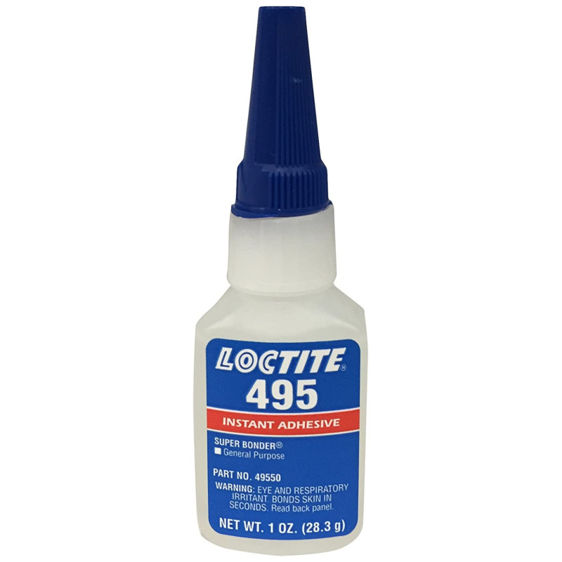 Loctite 495 Super Bonder 442 49550 1Oz Instant Adhesive Clear Color