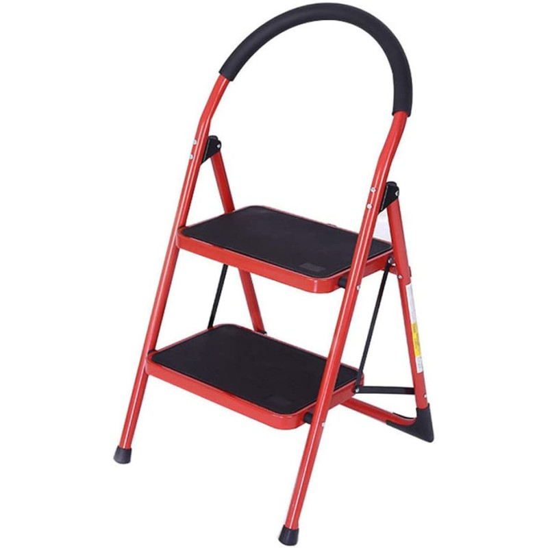 Upspirit 2Step Ladder Folding Stool Foldable Step Ladder With Rubber Handgrip And Nonslip Treads 330Lbs Capacity Ladder