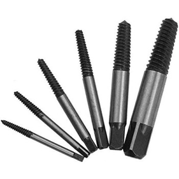 6 Pcs Lot Damaged Broken Screws Extractor Drill Bits Easy Out Remover Center Drill Damaged Bolts