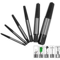 6 Pcs Lot Damaged Broken Screws Extractor Drill Bits Easy Out Remover Center Drill Damaged Bolts