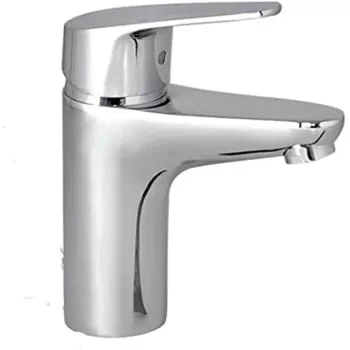 Copper Washbasin Mixer Silver
