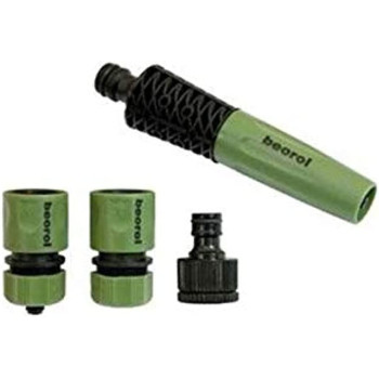 Beorol Garden Adjustable Snap In Twist Nozzle Connector Set13Cm