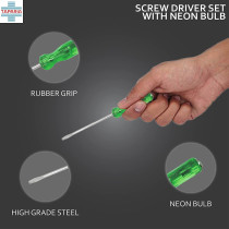 Taparia 802 Screw Driver Set With Neon Bulb