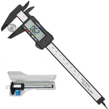Vernier Caliper Electronic Digital Lcd Screen Micrometer Ruler Measuring Tool 150 Mm