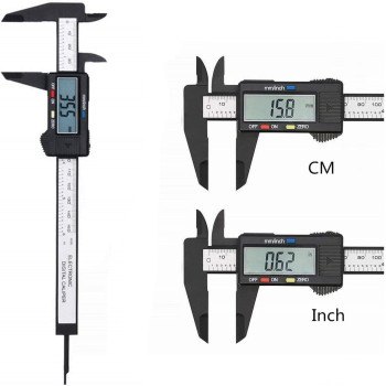 Vernier Caliper Electronic Digital Lcd Screen Micrometer Ruler Measuring Tool 150 Mm