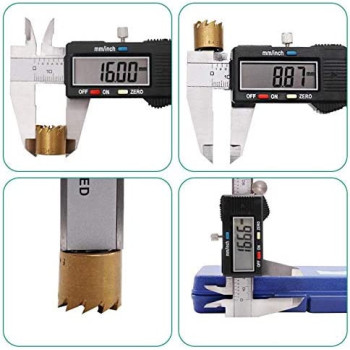 Other 2724556046098 Digital Electronic Gauge Stainless Steel Vernier Caliper Micrometer 150 Mm 6 Inch